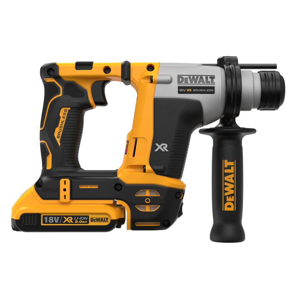 Перфоратор DeWALT безщітковий, SDS-Plus, 18 В, 1.4 Дж, 2 реж. кейс (DCH172D2) - зображення 4