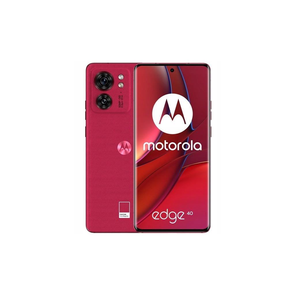 Мобільний телефон Motorola Edge 40 8/256GB Viva Magenta (PAY40085RS) - зображення 1