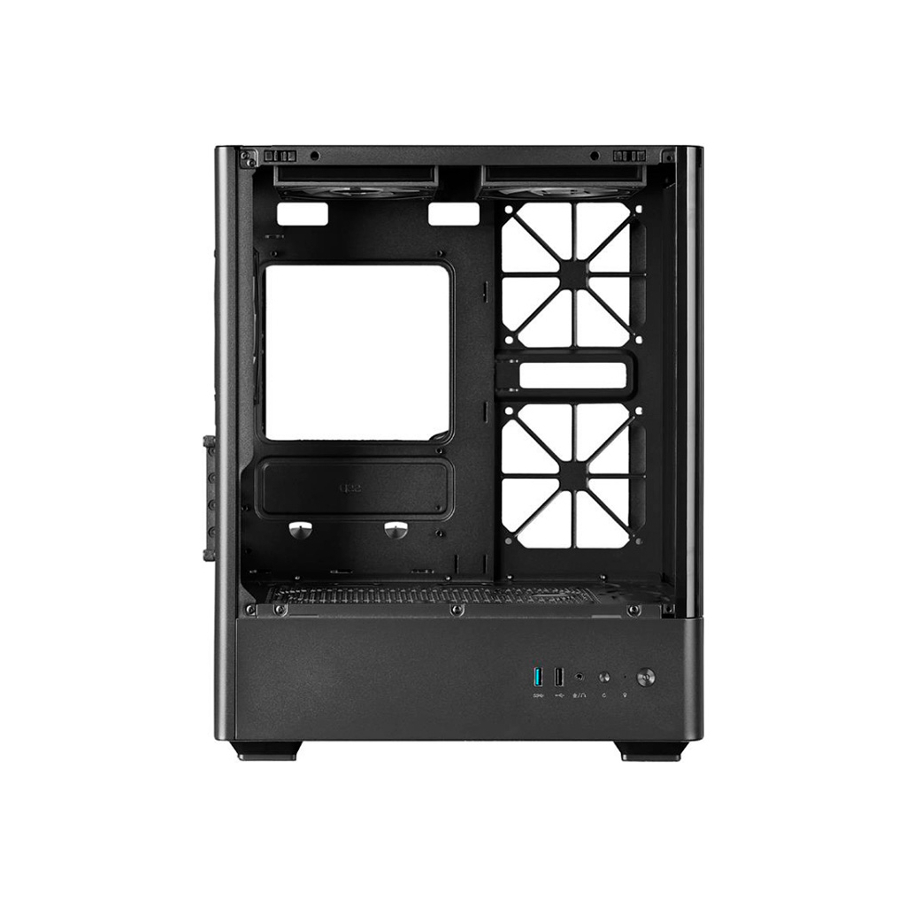 Корпус Prologix Lumi GM-01AB Glass Black - зображення 6