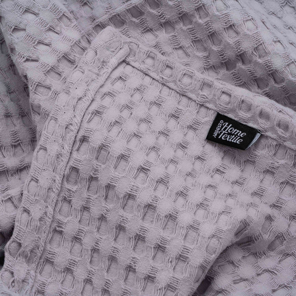Плед Ardesto Pique 100% бавовна сірий світлий 220х230 см (ART0822PL) - зображення 8