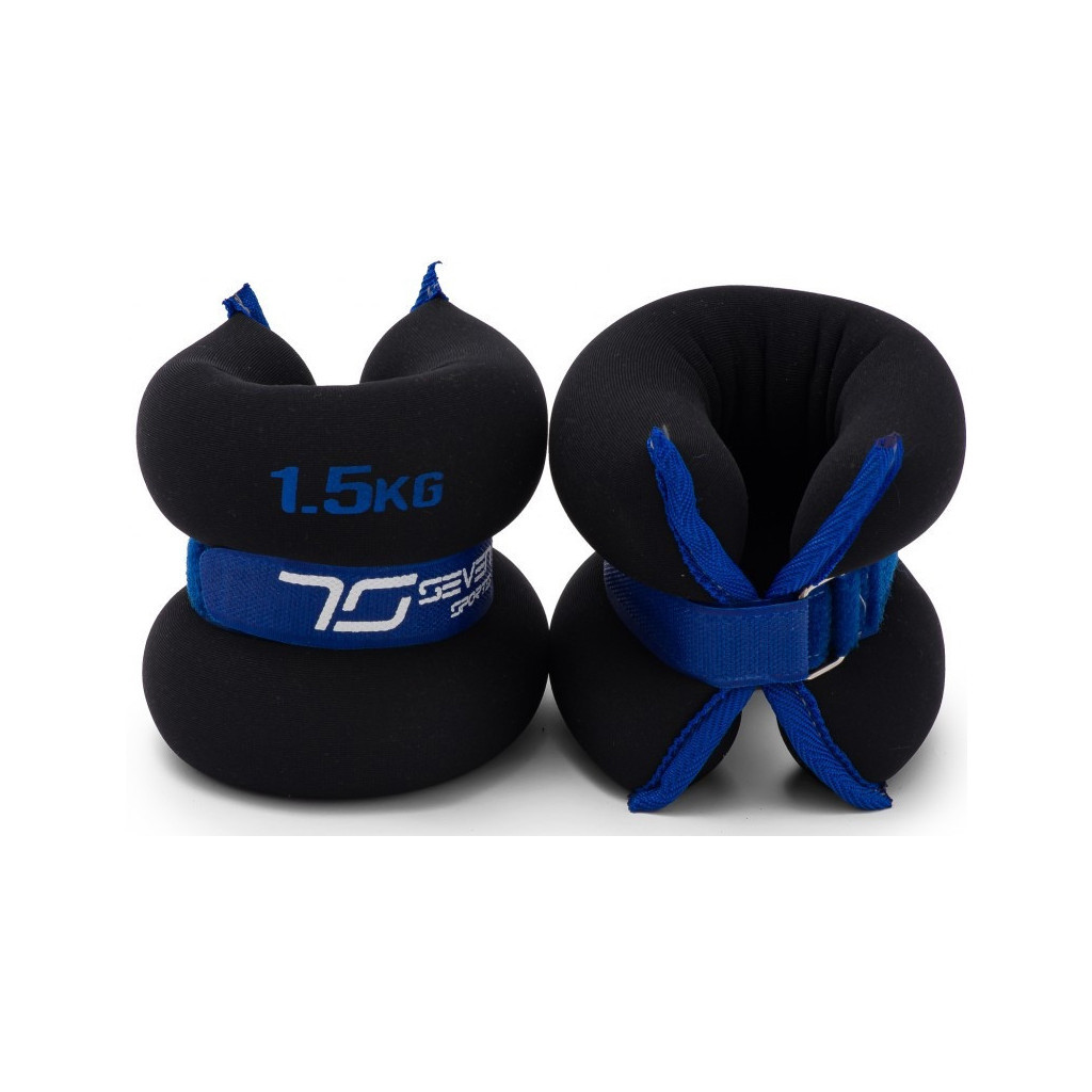 Обважнювач 7Sports Wrist/Ankle Weights ON-3 2 х 1,5кг Black/Blue (ON-3) - зображення 3