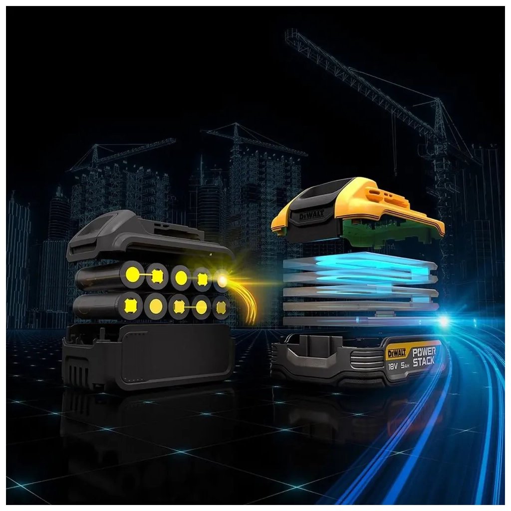 Акумулятор до електроінструменту DeWALT 18 XR Li-lon PowerStack 5Ah, 2 шт. (DCBP518H2) - зображення 6