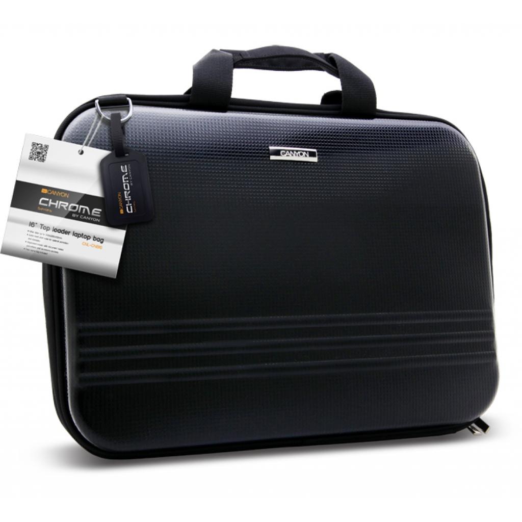 Сумка для ноутбука Canyon 16" Briefcase for laptops, Chrome Black (CNL-CNB16) - зображення 1