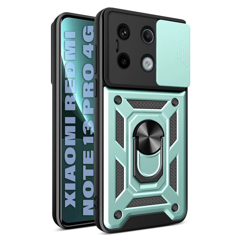 Чохол до мобільного телефона BeCover Military Xiaomi Redmi Note 13 Pro 4G Dark Green (711026) - зображення 1