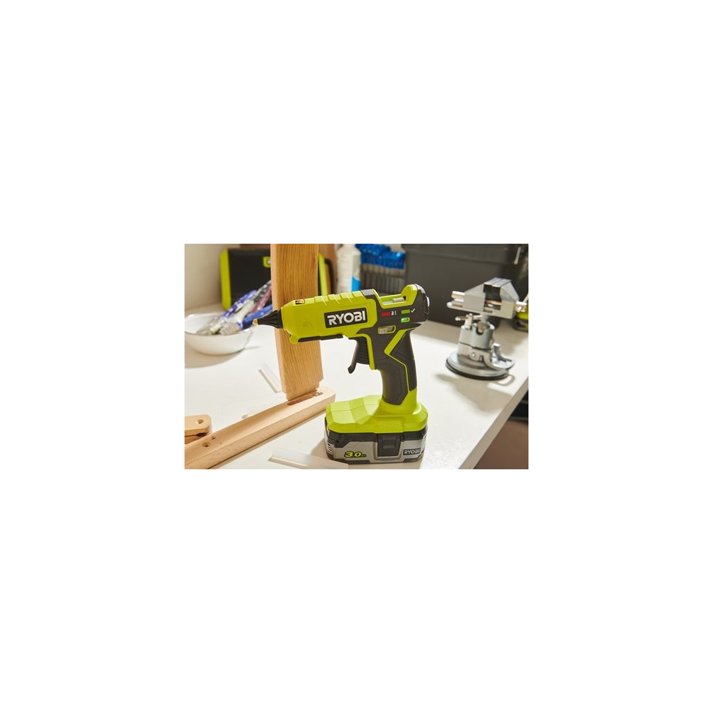 Клейовий пістолет Ryobi RGL18-0 акумуляторний 18В ONE+, стрижні 11/12мм (без АКБ та ЗП) (5133005002) - изображение 7