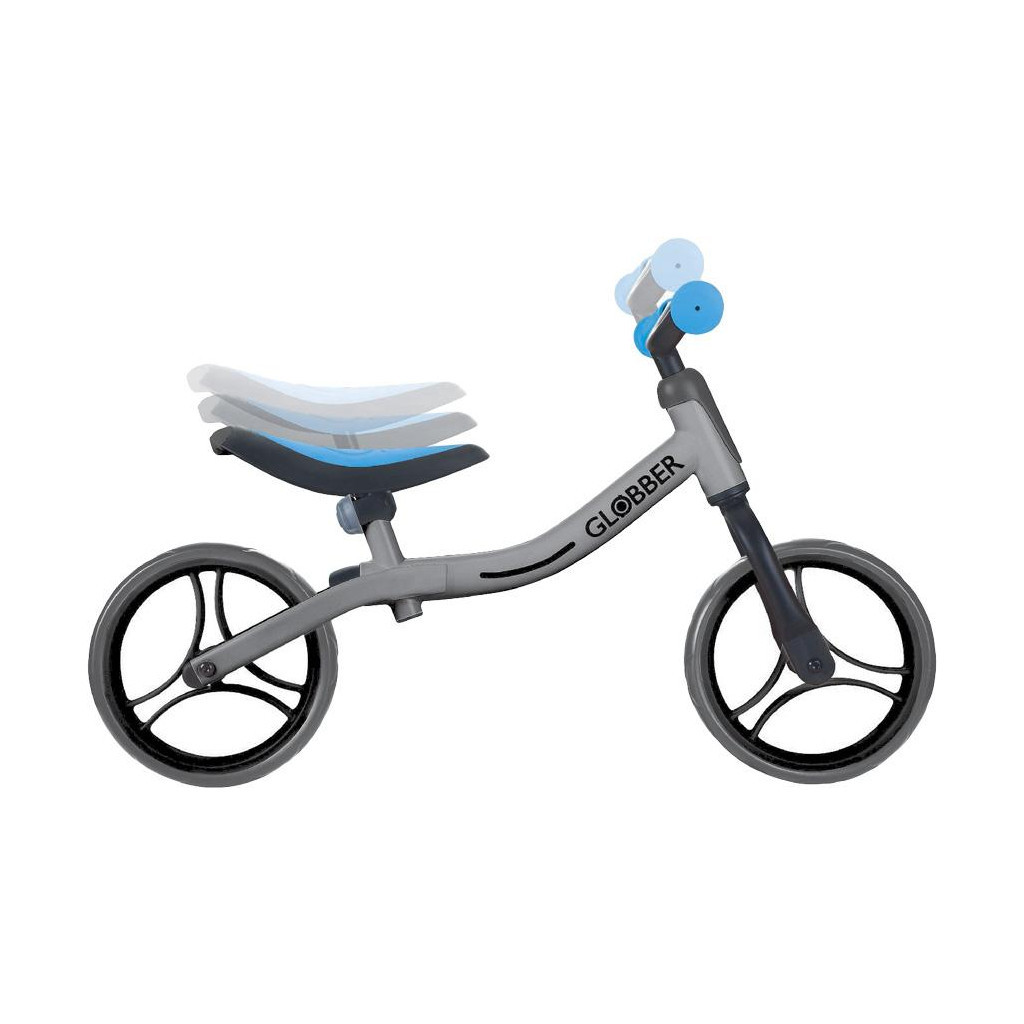 Біговел Globber GO BIKE Сріблясто-синій (610-190) - зображення 4