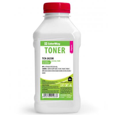 Тонер HP CLJ CP2025/2020/CM2320 Magenta 90g ColorWay (TCH-2025M) - изображение 1