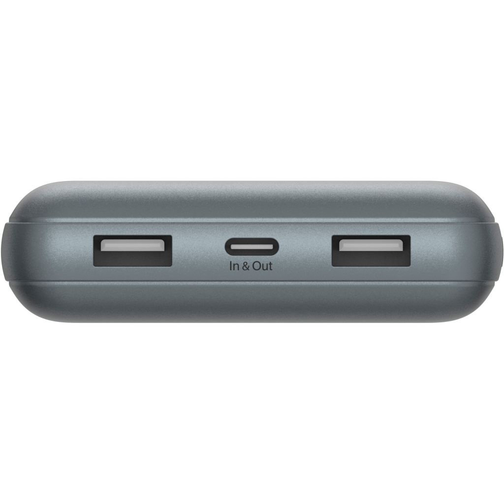 Батарея універсальна Belkin 10000mAh 15W 2xUSB-A, USB-C Gray (BPB011BTGY) - зображення 10