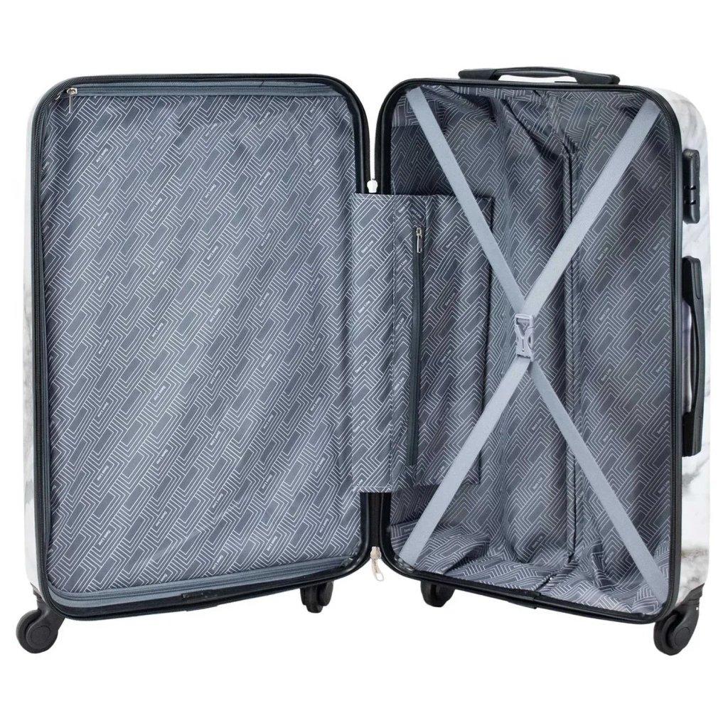 Валіза Semi Line 24" M T5731-1 White Marble (DAS303340) - зображення 6