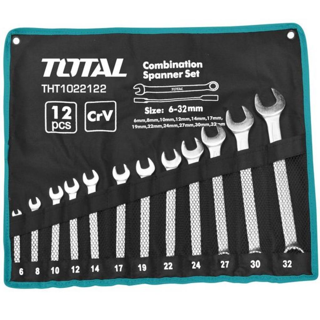 Ключ Total набір комбінованих 12 шт. (THT1022122) - зображення 1