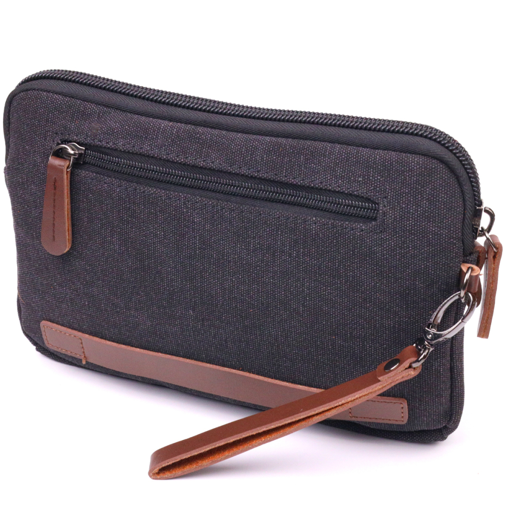 Сумка Vintage Текстильна Чорна (21258) - зображення 2