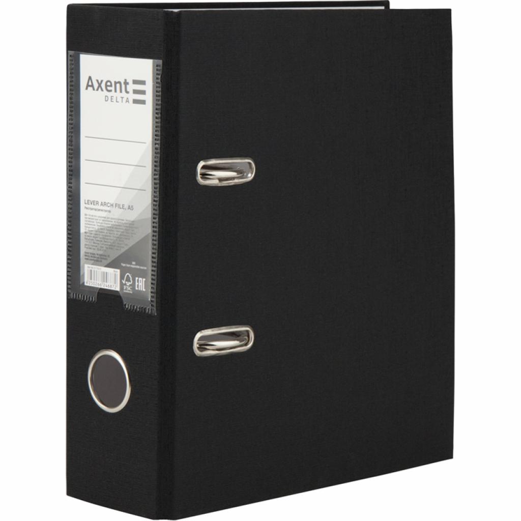 Папка - реєстратор Delta by Axent А5 PP 7,5cм black, built-up (D1718-01C) - изображение 1