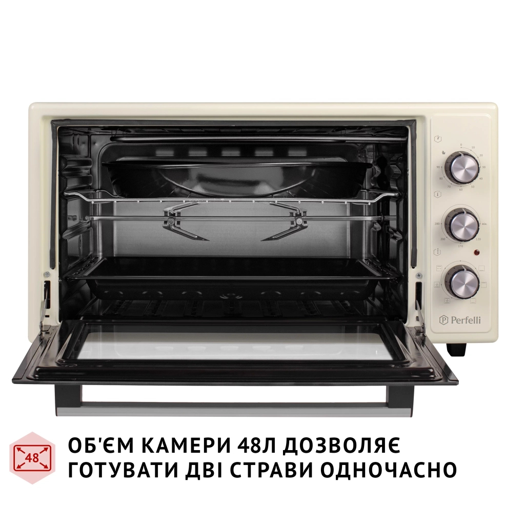 Електропіч Perfelli SIERRA 48 IVORY - зображення 2