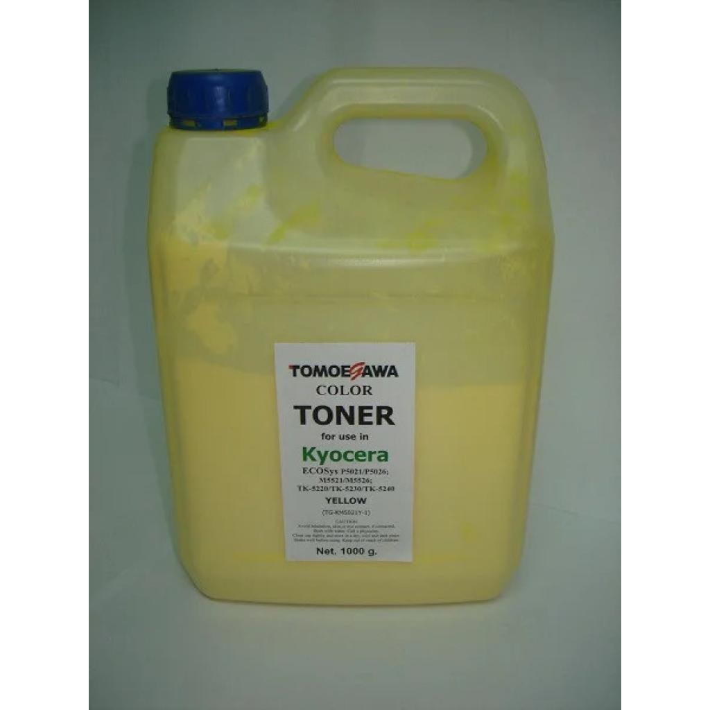 Тонер KYOCERA TK-5220/TK-5230/TK-5240, 1кг Yellow Tomoegawa (TG-KM5021Y-1) - изображение 1