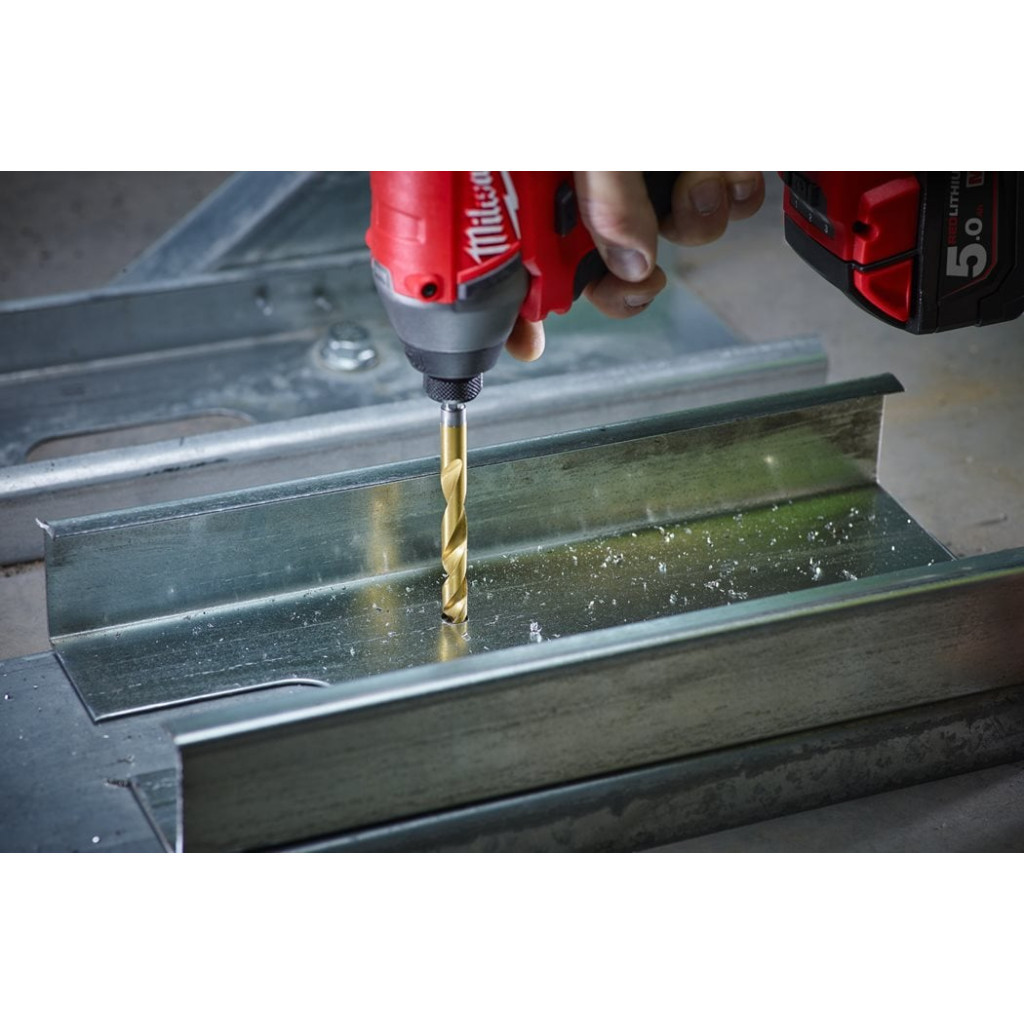 Свердло Milwaukee по металу RedHEX HSS-G TiN, 9,5 мм (48894722) - зображення 4