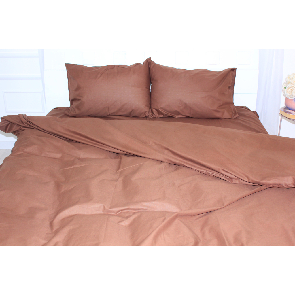 Підковдра MirSon Бязь Premium 19-1217 Chocolate Perla 160х220 см (2200000953537) - изображение 3