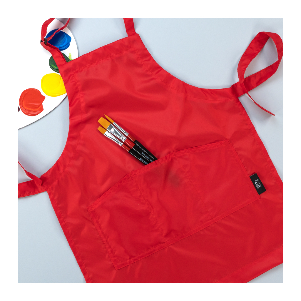 Фартух для творчості Rosa 55*44см, червоний (4823098542117) - изображение 2