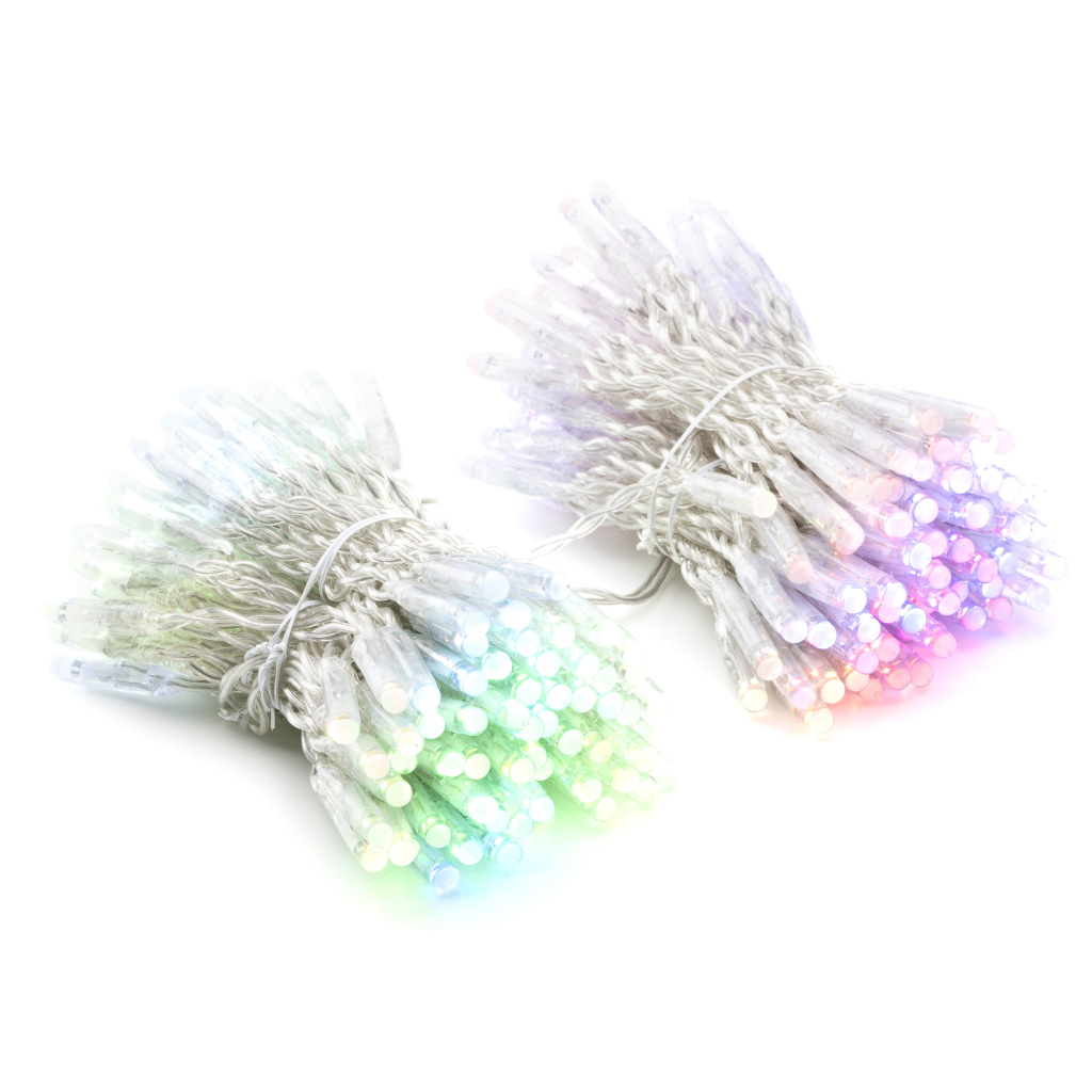 Гірлянда Twinkly Smart LED Pro Strings RGBW 250, подвійна лінія, AWG22, IP65 (TWP-S-CA-2X125SPP-T) - зображення 2