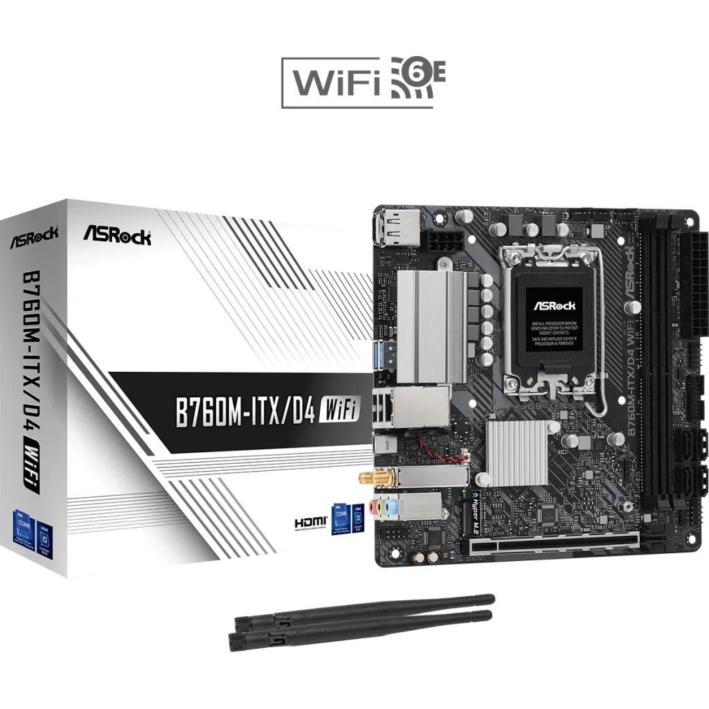 Материнська плата ASRock B760M-ITX/D4 WIFI - зображення 6