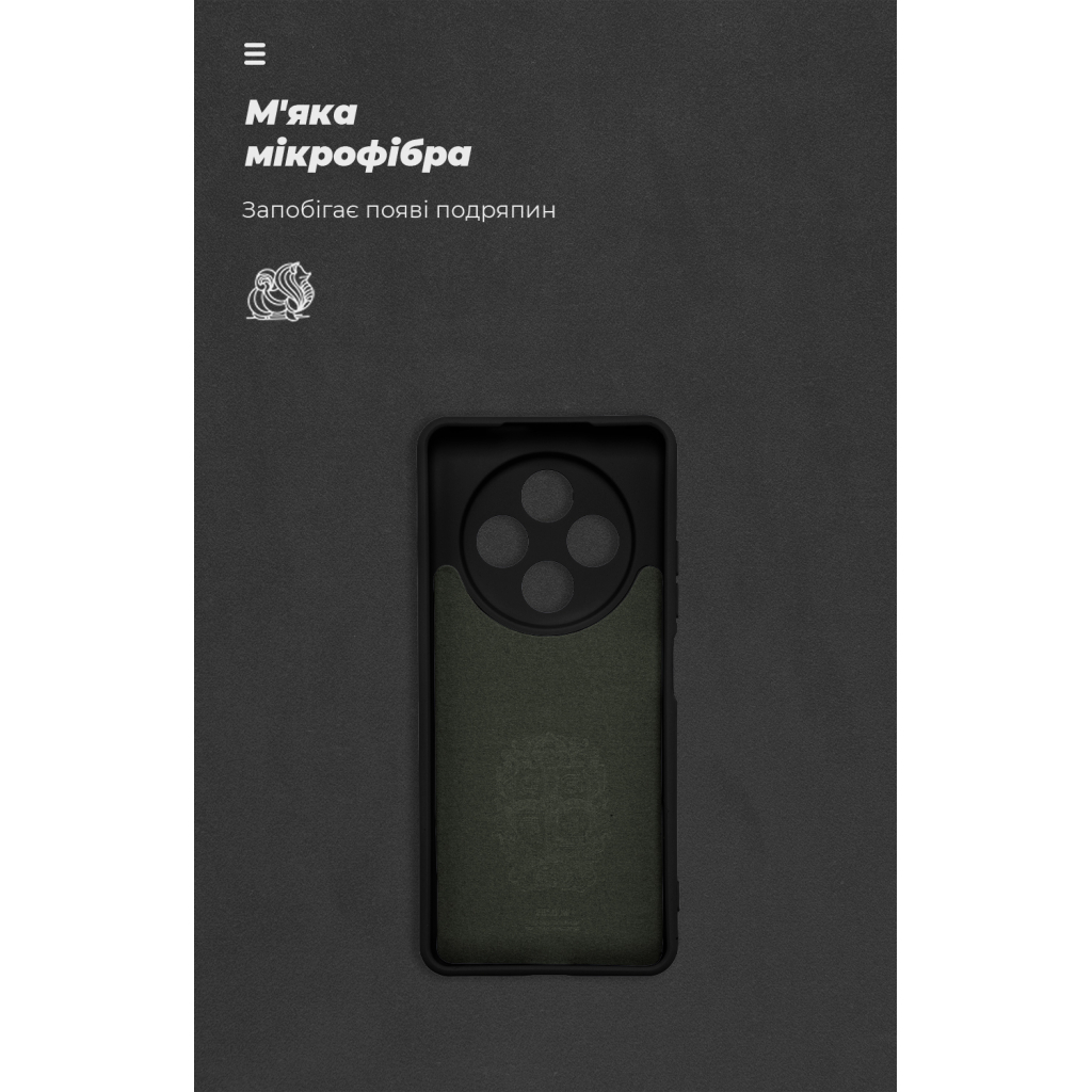 Чохол до мобільного телефона Armorstandart ICON Tecno Spark 30 4G (KL6) Camera cover Black (ARM81365) - зображення 4