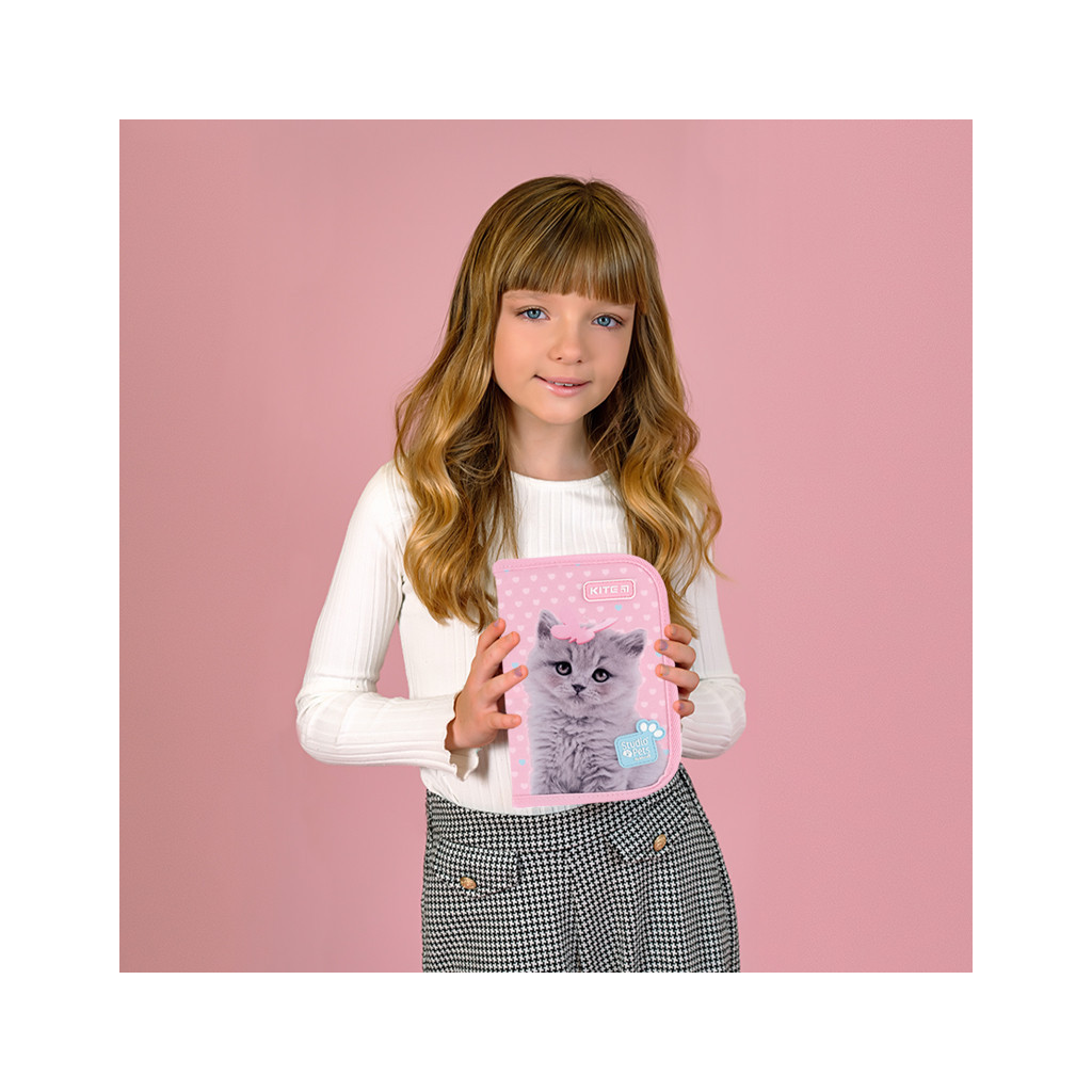 Пенал Kite Studio Pets SP24-621, 1 відділення, 1 відворот (SP24-621) - зображення 7