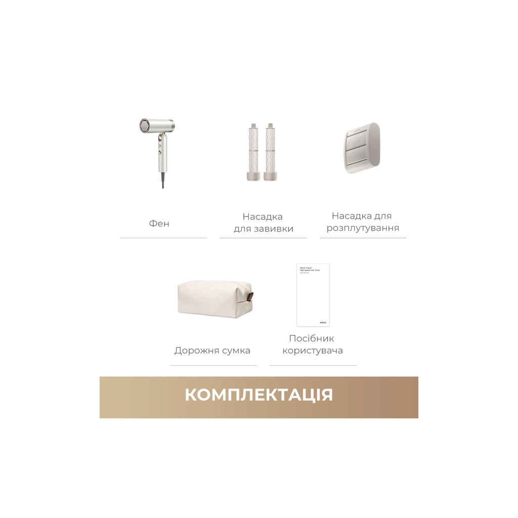 Фен MOVA Flip10 White (AMFL10-WH) - зображення 9