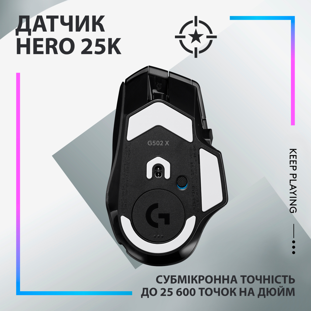 Мишка Logitech G502 X Plus Wireless Black (910-006162) - зображення 4