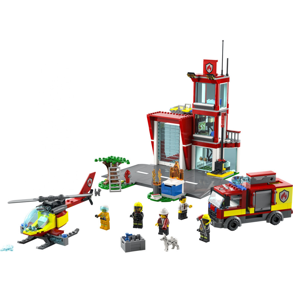 Конструктор LEGO City Пожежне депо 540 деталей (60320) - зображення 2