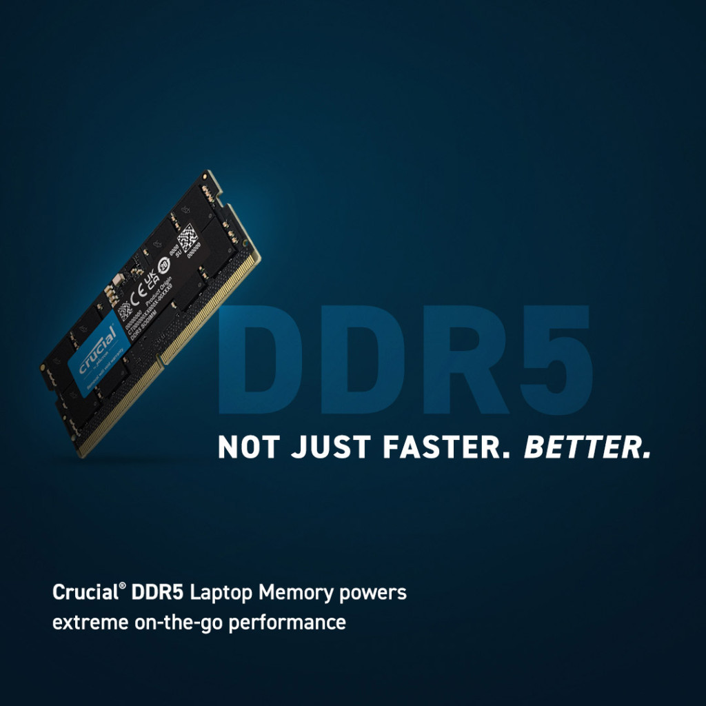 Модуль пам'яті для ноутбука SoDIMM DDR5 32GB (2x16GB) 5600 MHz Ripjaws Micron (CT2K16G56C46S5) - зображення 2