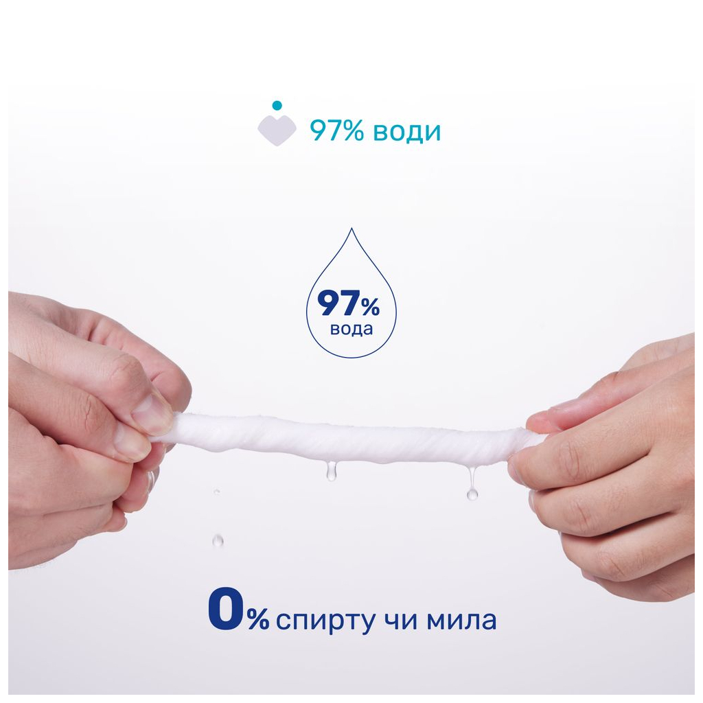 Дитячі вологі серветки Chicco м`які очищаючі, 16 шт (12050.20) - зображення 3