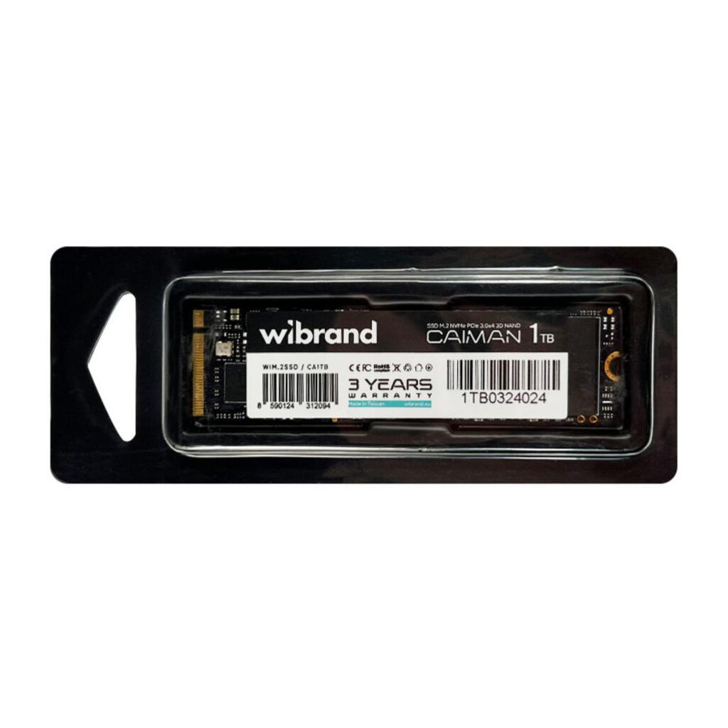 Накопичувач SSD M.2 2280 1TB Caiman Wibrand (WIM.2SSD/CA1TB) - зображення 3