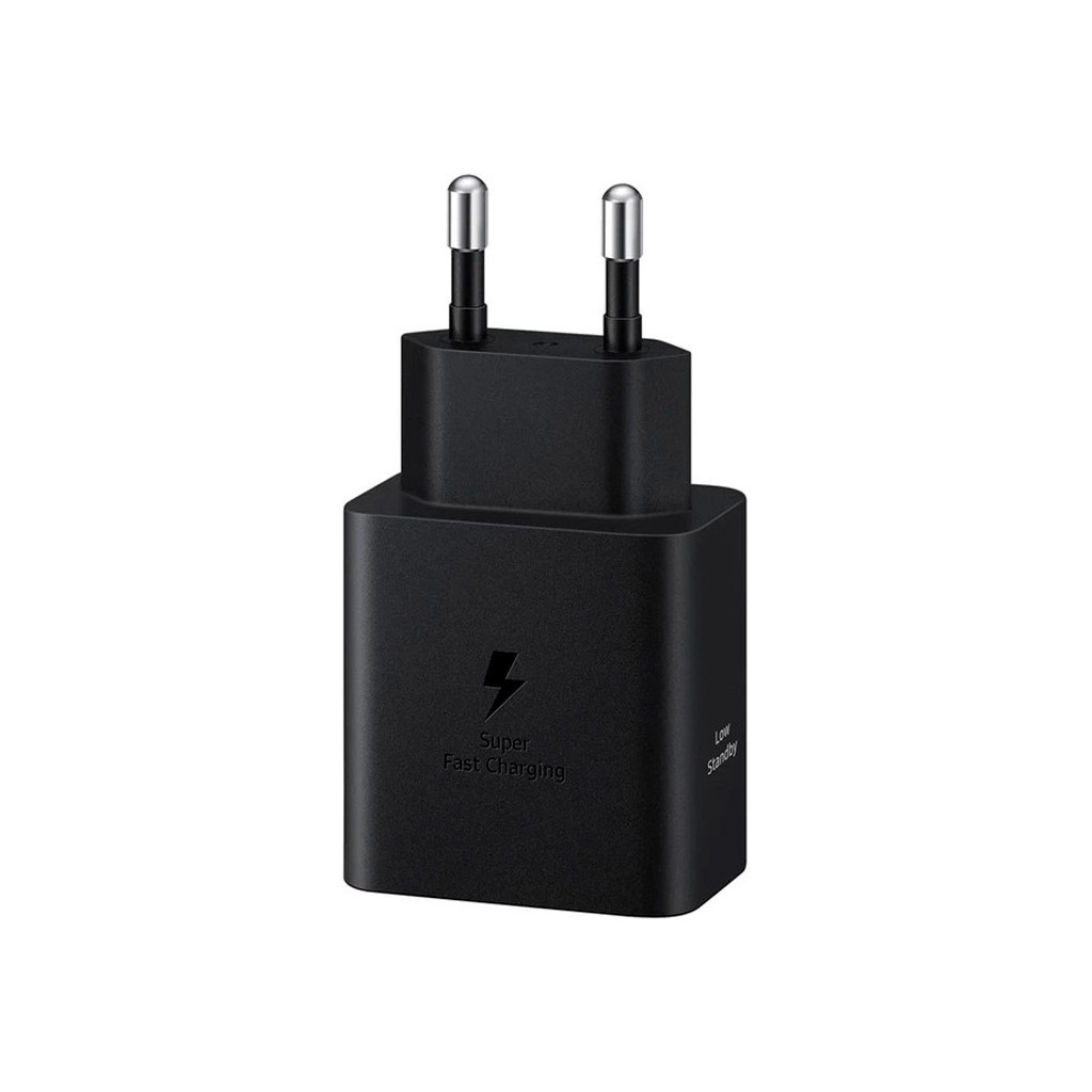 Зарядний пристрій Samsung 45W Compact Power Adapter (w C to C Cable) Black (EP-T4511XBEGEU) - зображення 3