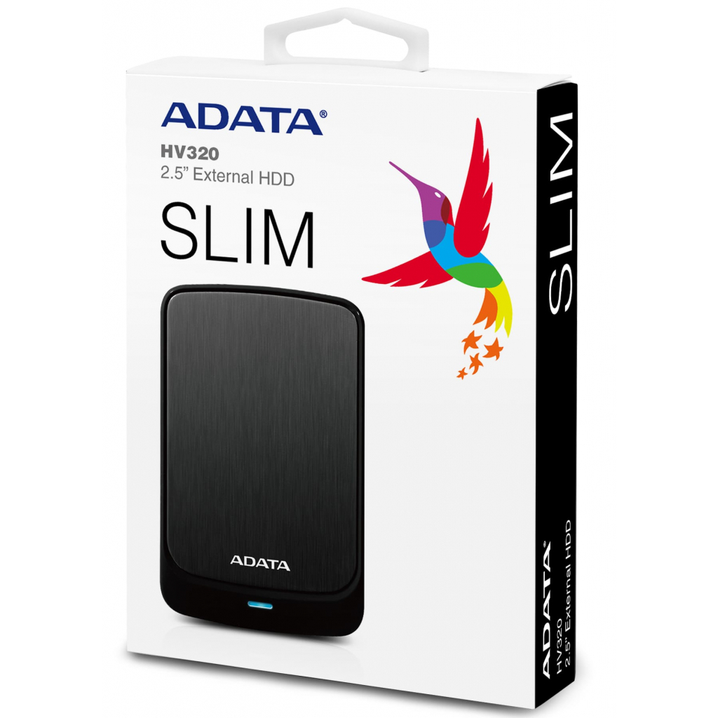 Зовнішній жорсткий диск 2.5" 1TB ADATA (AHV320-1TU31-CBK) - зображення 6