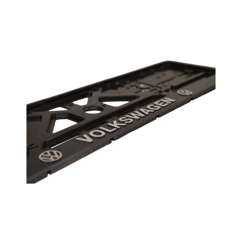 Рамка номерного знака CarLife пластик з об'ємними літерами Volkswagen (2шт) (24-018) - изображение 2