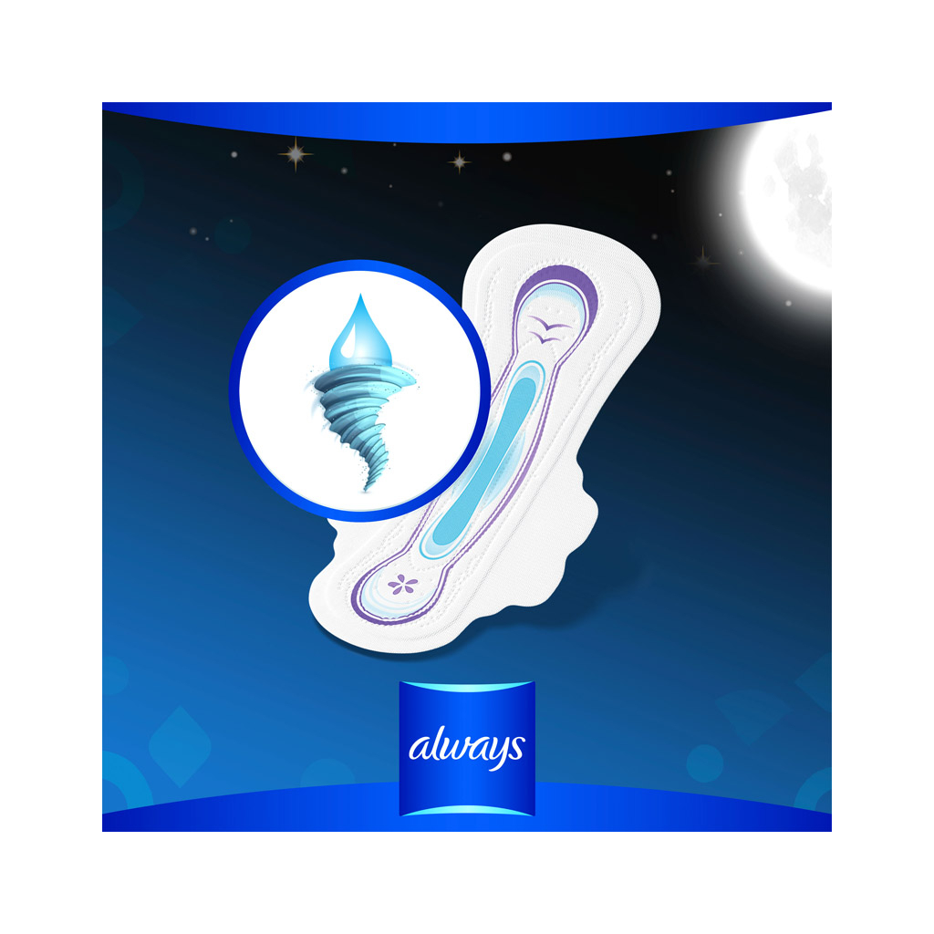 Гігієнічні прокладки Always Ultra Night Deo 12 шт (4015400612377) - зображення 5