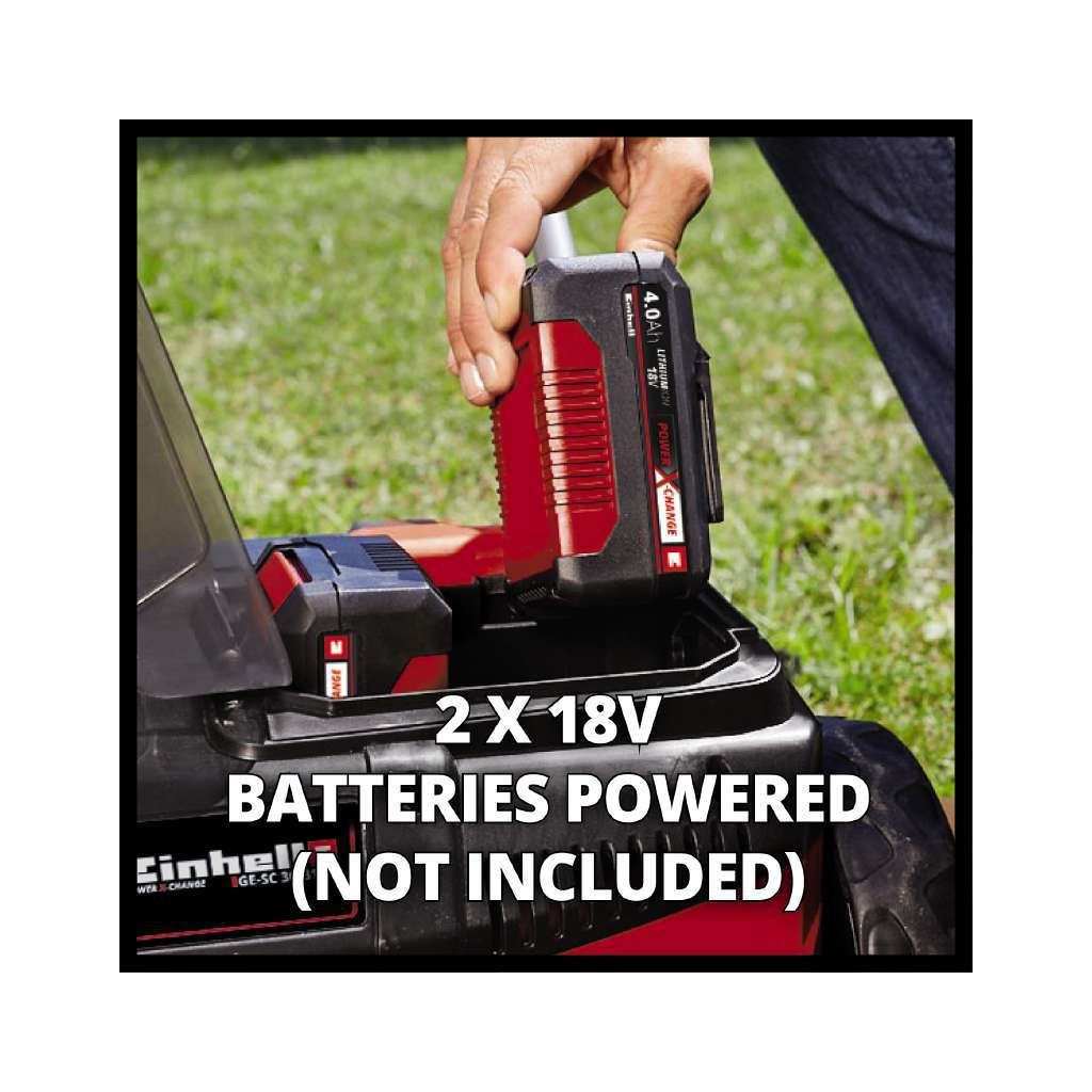Газонокосарка Einhell cкарифікатор GC-SC 36/31 Li (без АКБ і ЗП) (3420660) - изображение 6