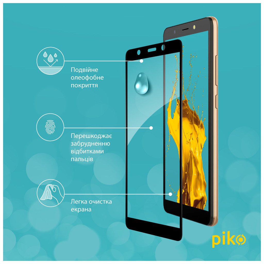 Скло захисне Piko Full Glue Tecno POP 3 (BB2) (1283126503191) - зображення 5
