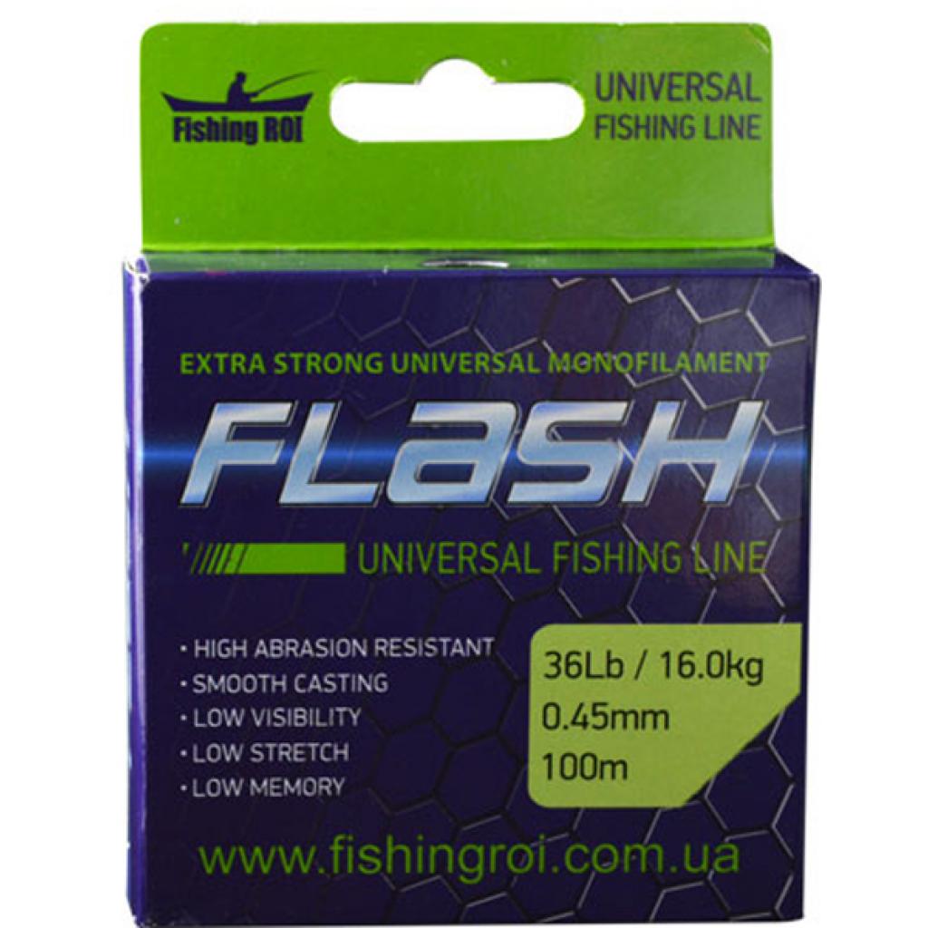 Волосінь Fishing ROI FLASH Universal Line 100м 0,22мм 4.9кг (47-00-022) - зображення 1