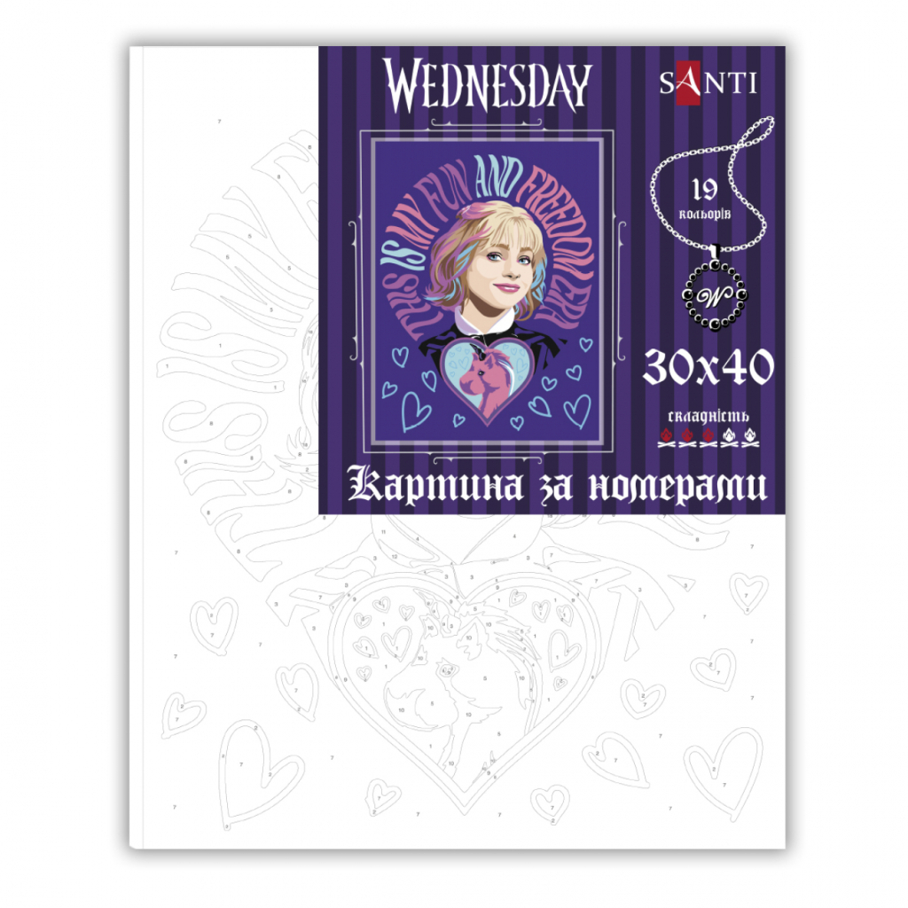 Картина по номерам Santi Wednesday Fun and freedom era 30x40см (955051) - зображення 2