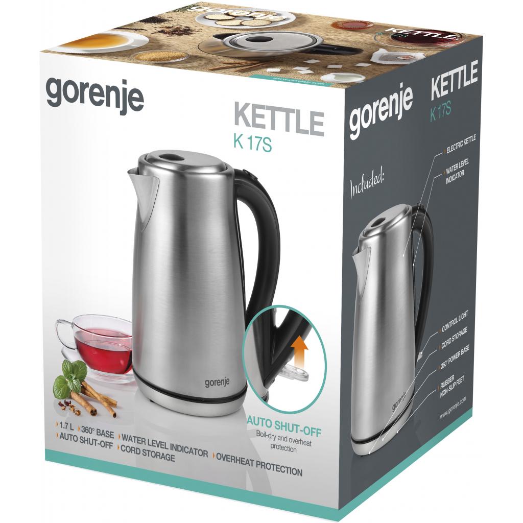 Електрочайник Gorenje K17S - зображення 4