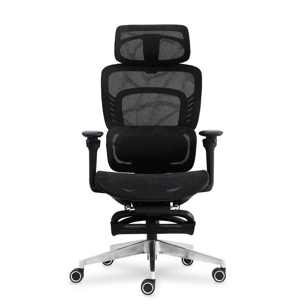 Офісне крісло Mealux M10 Air Massage (з масажним ефектом) Black (HF-M10 M/BB) - зображення 3