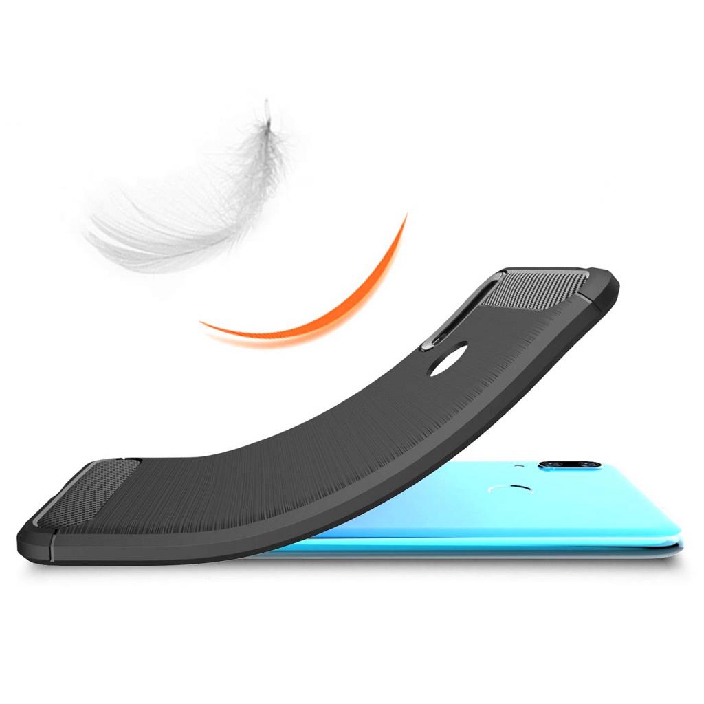 Чохол до мобільного телефона Laudtec для Huawei Y7 2019 Carbon Fiber (Black) (LT-HY72019B) - зображення 5