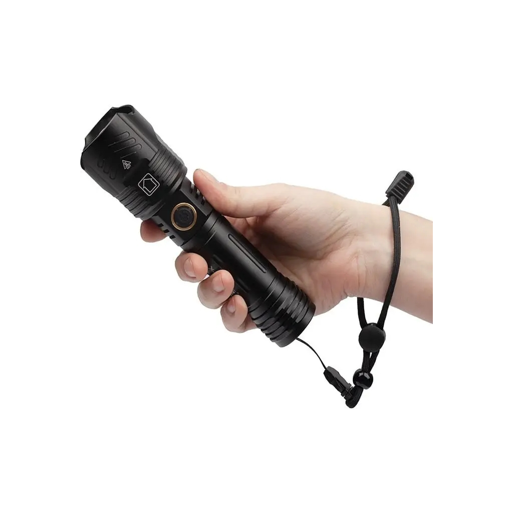 Ліхтар X-Balog BL-L-12-P100 алюмінієвий з опцією PowerBank (L095) - зображення 2