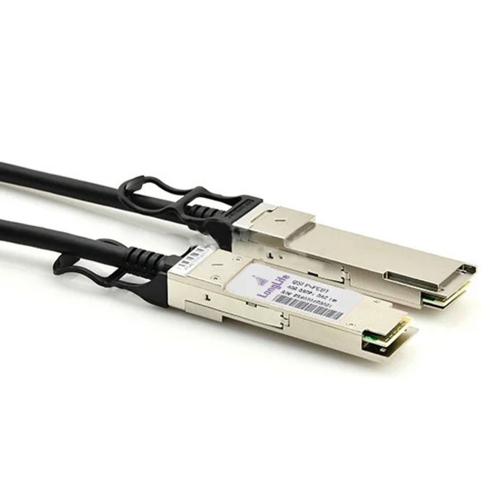 Оптичний патчкорд Alistar QSFP to QSFP 40G Directly-attached Copper Cable 3M (DAC-QSFP-40G-3M) - изображение 2