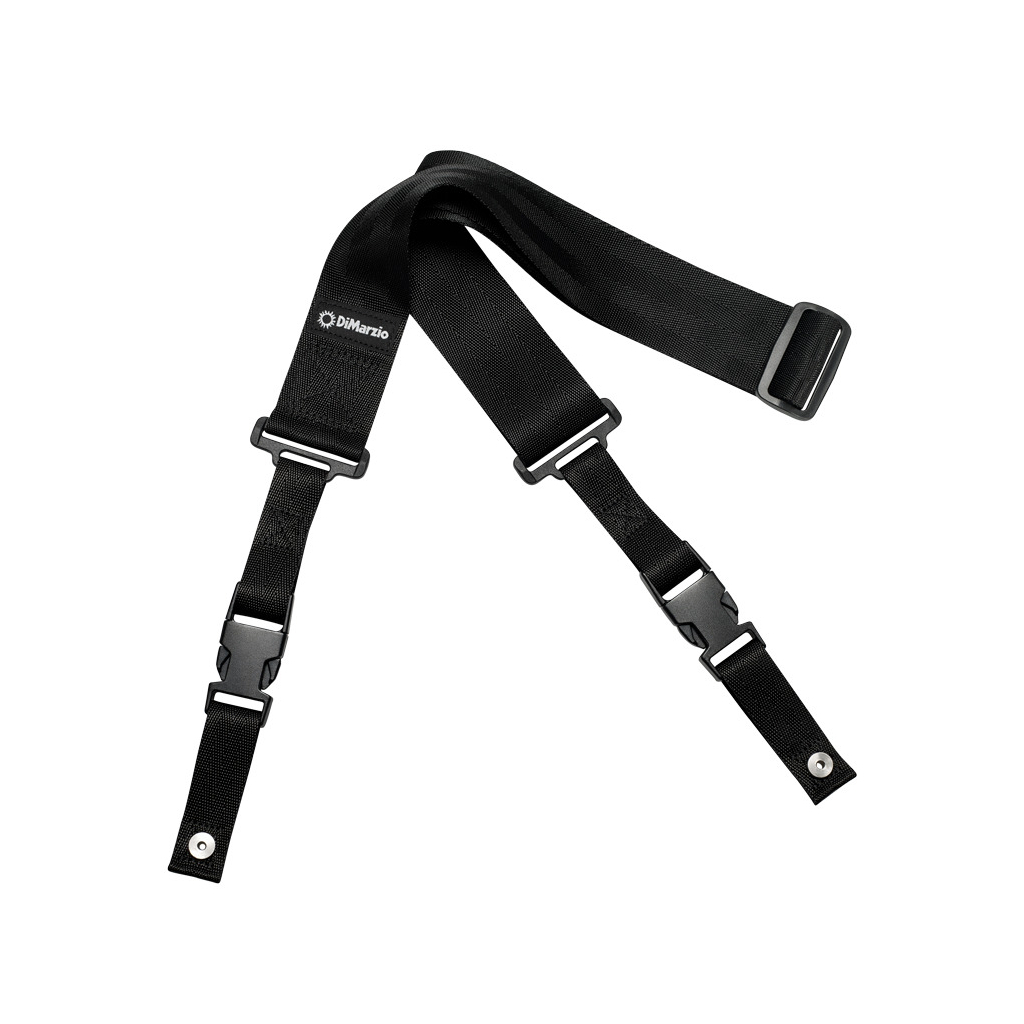 Ремінь для гітари DiMarzio 2 Inch Nylon ClipLock Black (DD2200BK) - зображення 1