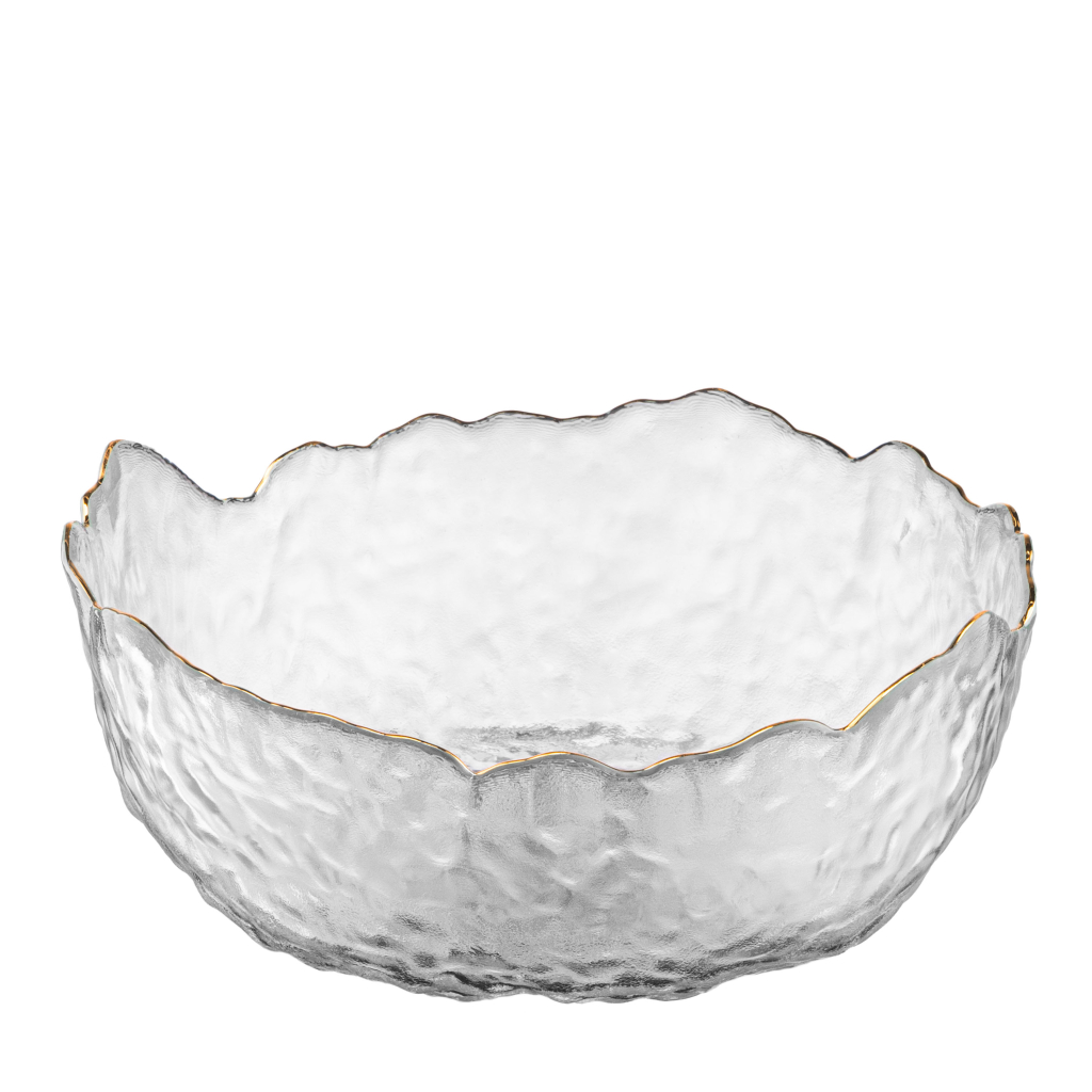 Салатник Ardesto Bell 19.5см, скло, прозорий (AR5003) - зображення 1