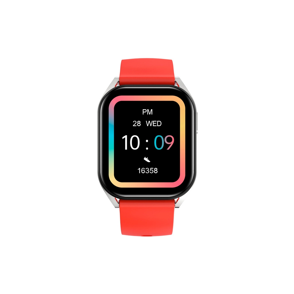 Смарт-годинник Canyon Chatter SW-58 BT-CALL Silver Red (CNS-SW58RR) - зображення 2