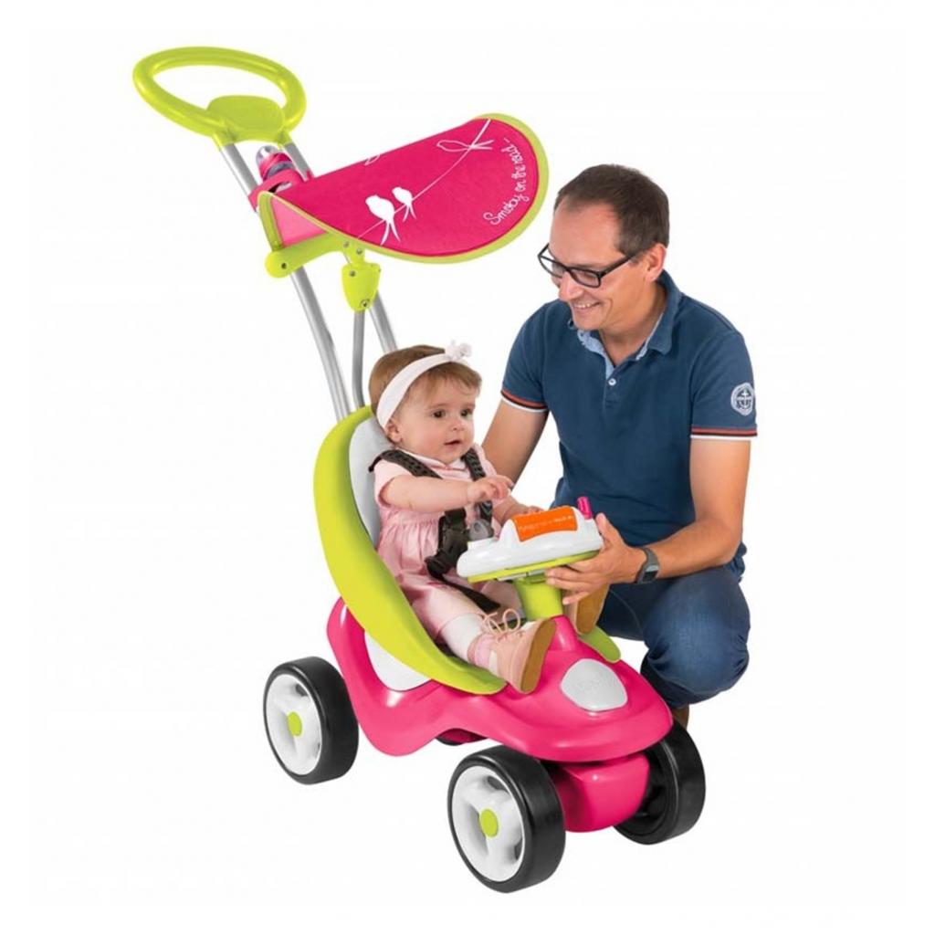 Чудомобіль Smoby Бабл Гоу 2 в 1 Рожевий (720102) - зображення 7