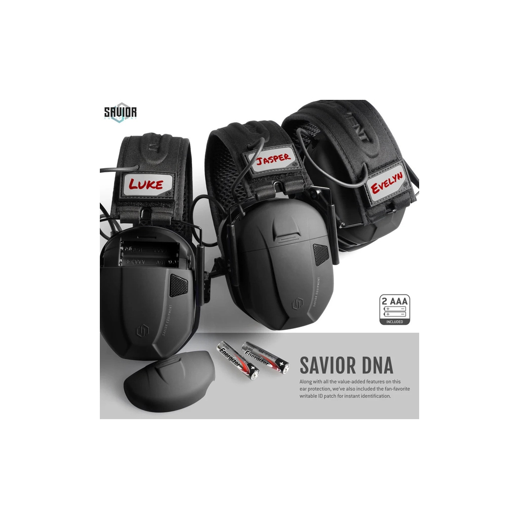 Тактичні навушники Savior Apollo Black (EM-APPOLO-BLACK) - зображення 4