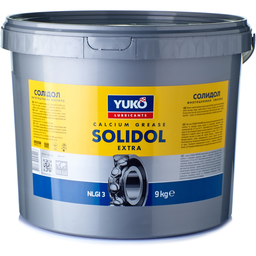 Мастило автомобільне Yuko Солідол Жировий 10л (4820070241488) - зображення 1